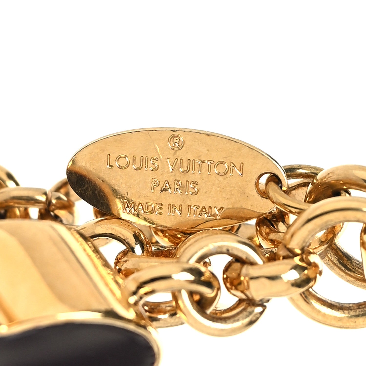 Louis Vuitton Fleur De Monogram Bag Charm Dore 3 of 4