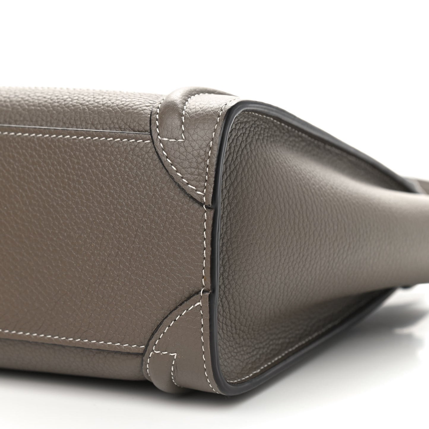 Drummed Calfskin Nano Luggage Souris