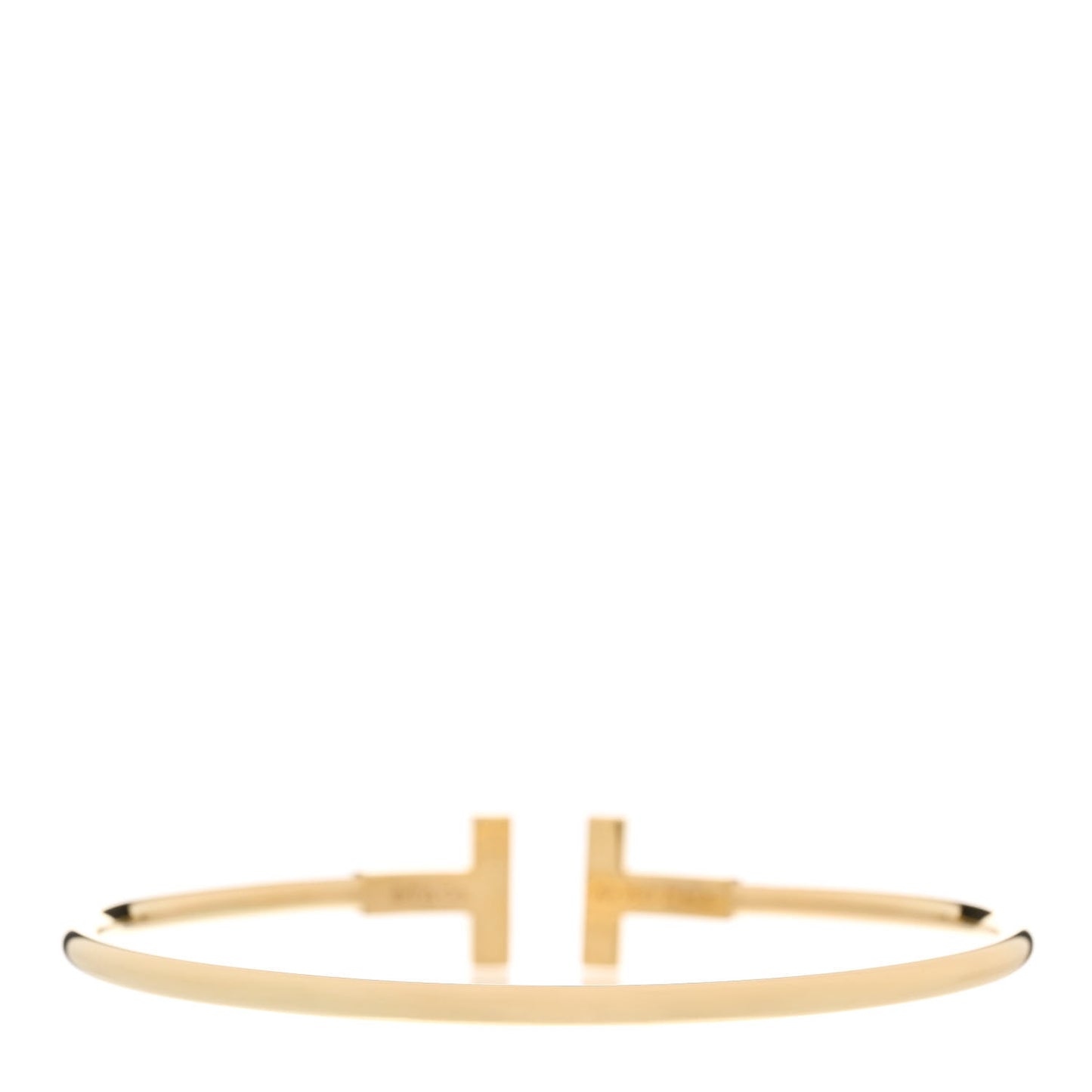18K Yellow Gold Mother of Pearl T Wire Bracelet