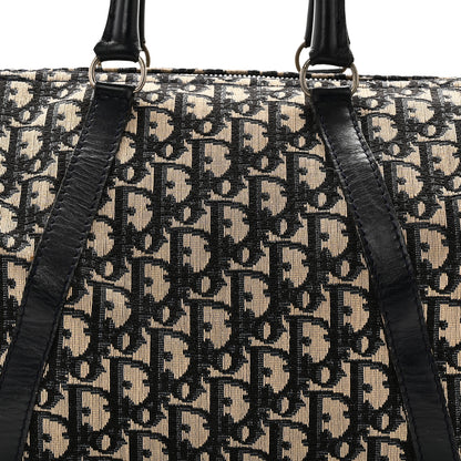 Christian Dior Monogram Boston Navy Blue 7 of 9