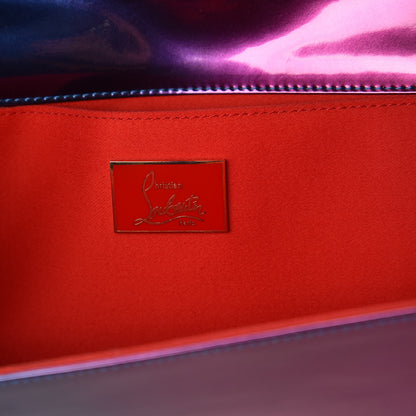 Christian Louboutin Patent Scarabe Pigalle Clutch Rose Digitale 6 of 6