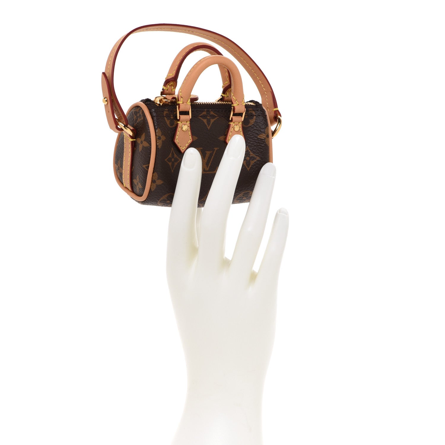 Louis Vuitton Monogram Micro Speedy Bag Charm 2 of 6