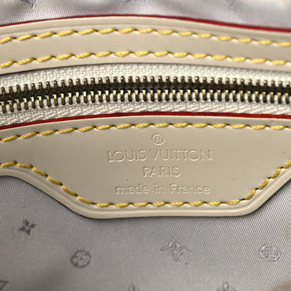 Louis Vuitton Suhali Lockit Clutch White 6 of 8