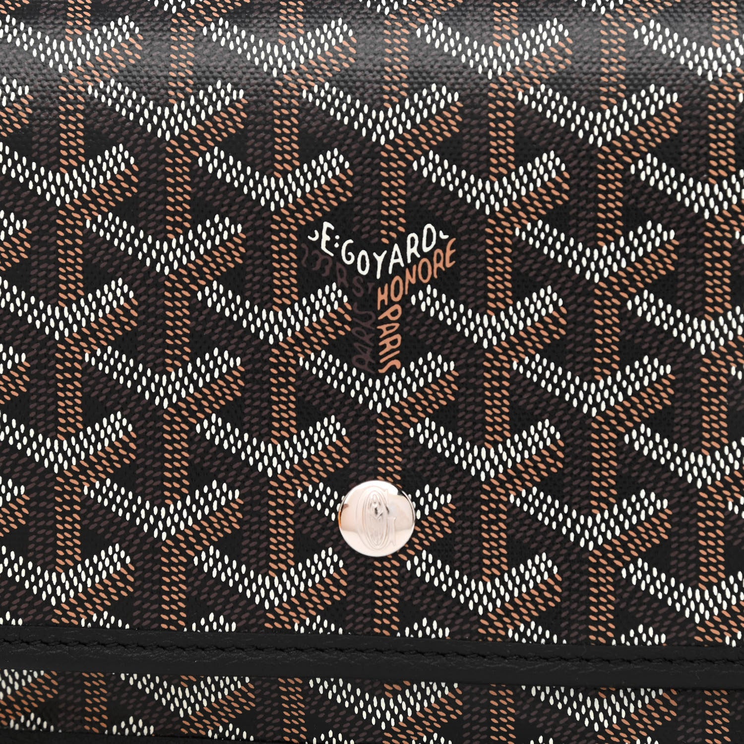 Goyard Goyardine Plumet Wallet Clutch Black 10 of 12