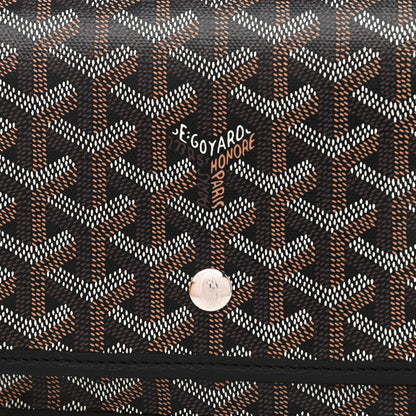 Goyard Goyardine Plumet Wallet Clutch Black 10 of 12