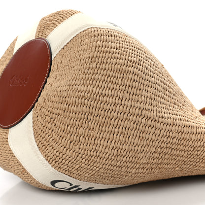 Chloe Raffia Large Woody Tote White 8 of 8