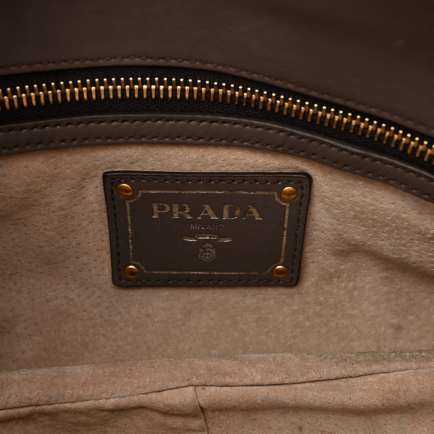 Soft Calf Shopping Satchel Bag Bambu