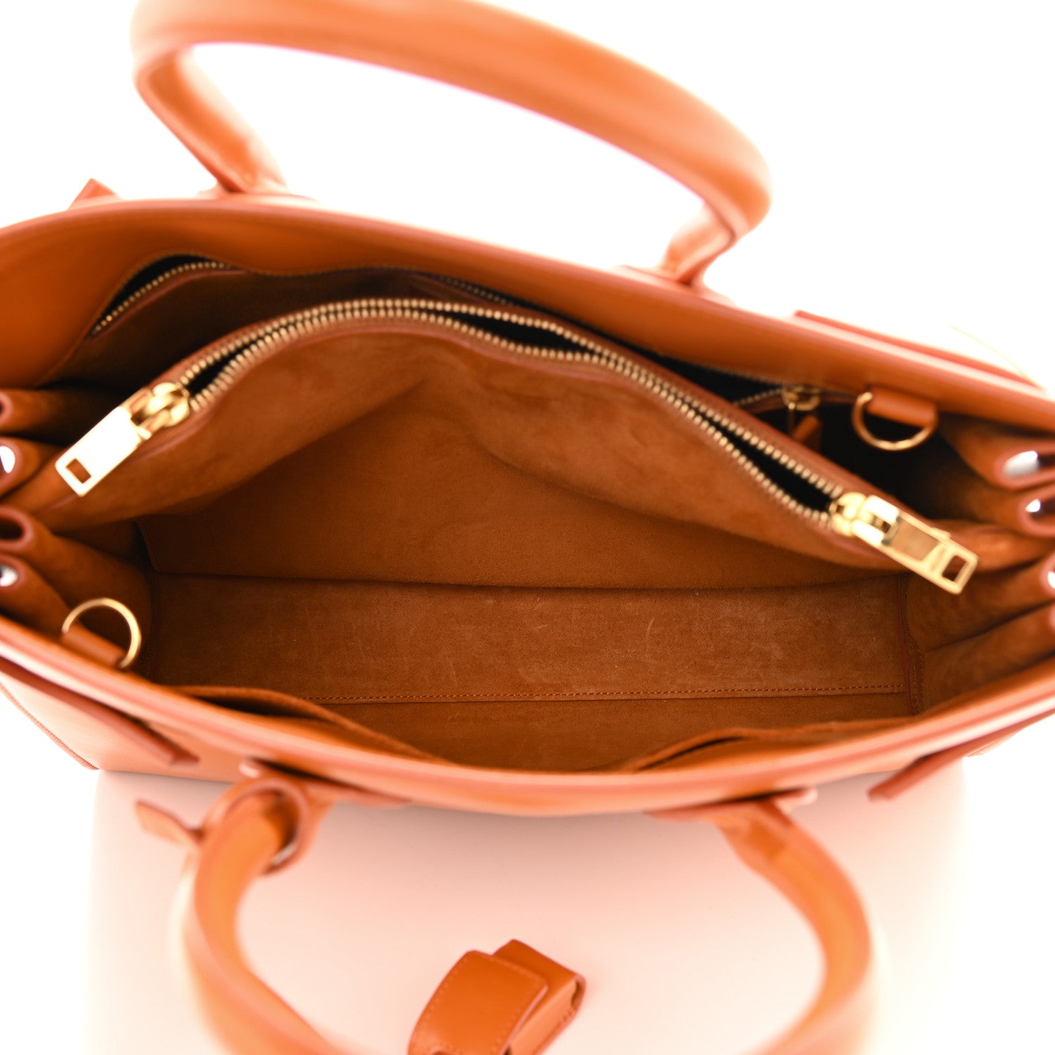Saint Laurent Calfskin Small Sac De Jour Gold 7 of 11