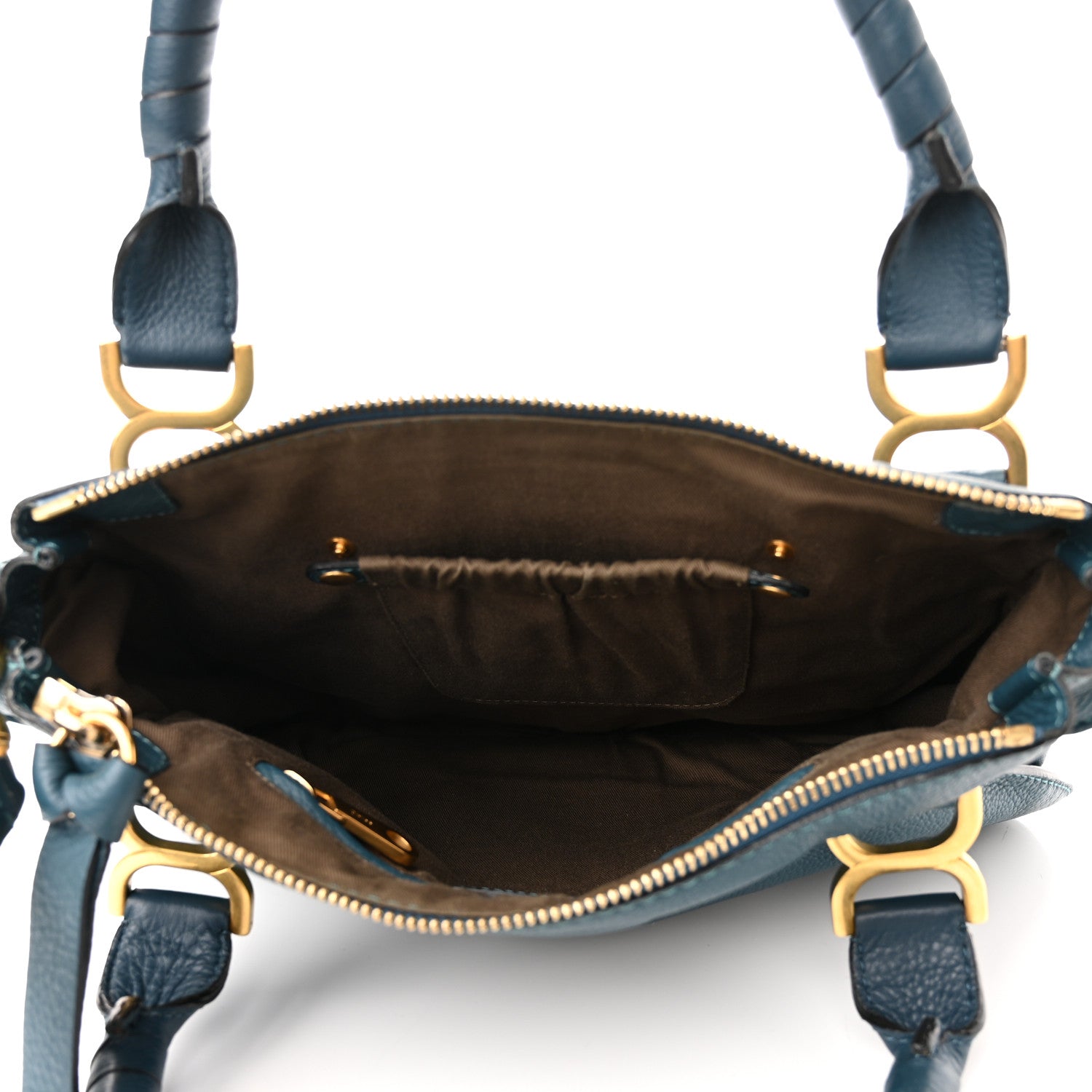 Chloe Calfskin Medium Marcie Satchel Navy 5 of 9