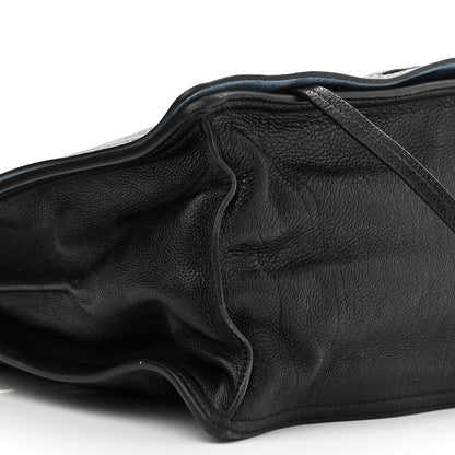 Prada Glace Calf Etiquette Flap Black Astrale 12 of 13