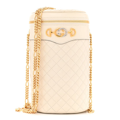 Gucci Calfskin Trapuntata Zumi Belt Bag Off White 1 of 10