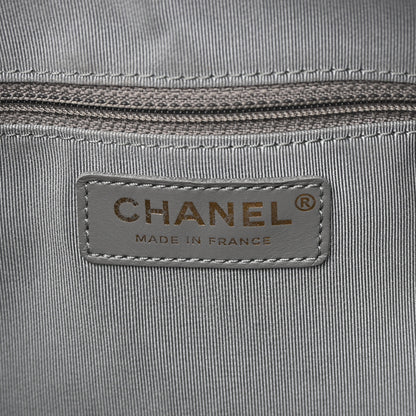 Chanel Iridescent Caviar Flat Quilted Small Coco Tassel Camera Case Grey 6 of 10