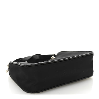 Prada Tessuto Nylon Mini Re-Edition 2000 Shoulder Bag Black 3 of 10