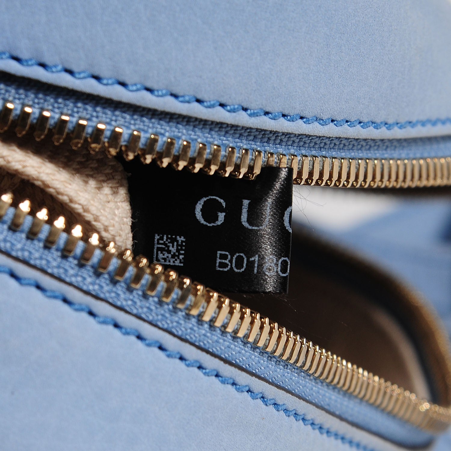 Gucci Vitello Range Small Soho Disco Bag Mineral Blue 8 of 9