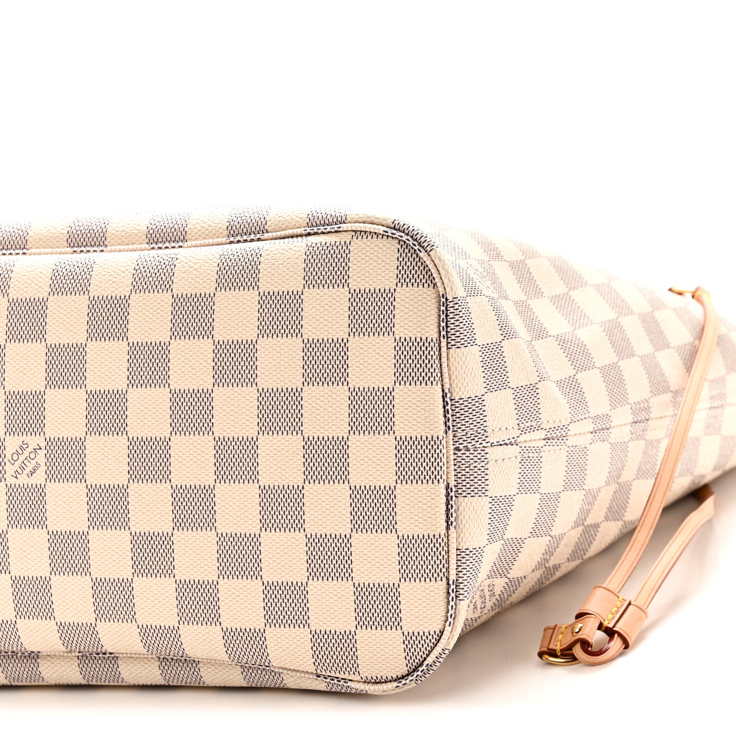 Damier Azur Neo Neverfull MM Rose Ballerine