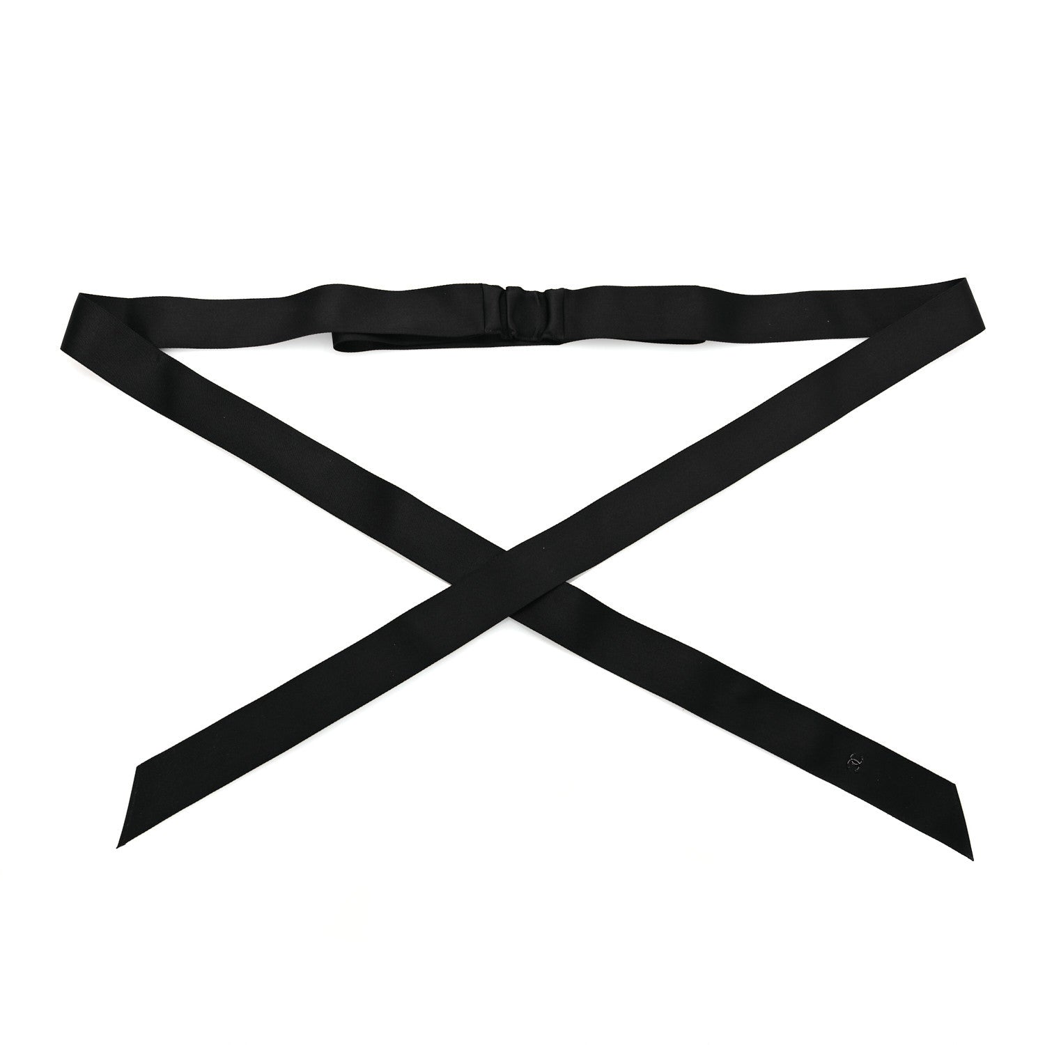 Chanel Silk Soft CC Headband M Black 2 of 4