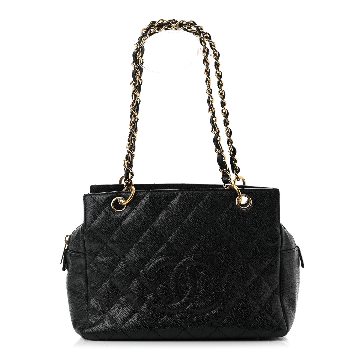 Chanel Caviar Quilted Petit Timeless Tote PTT Black 1 of 10