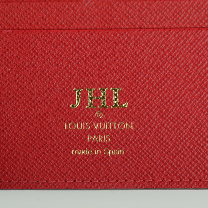 Louis Vuitton Damier Ebene Insolite Wallet Red 5 of 7