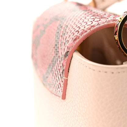 Louis Vuitton Taurillon Snakeskin Capucines BB Pink 11 of 12