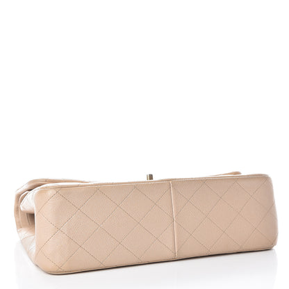 Chanel Pearly Caviar Quilted Jumbo Double Flap Beige 4 of 16