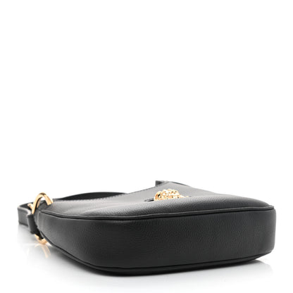 Versace Calfskin La Medusa Small Hobo Crossbody Black 3 of 8
