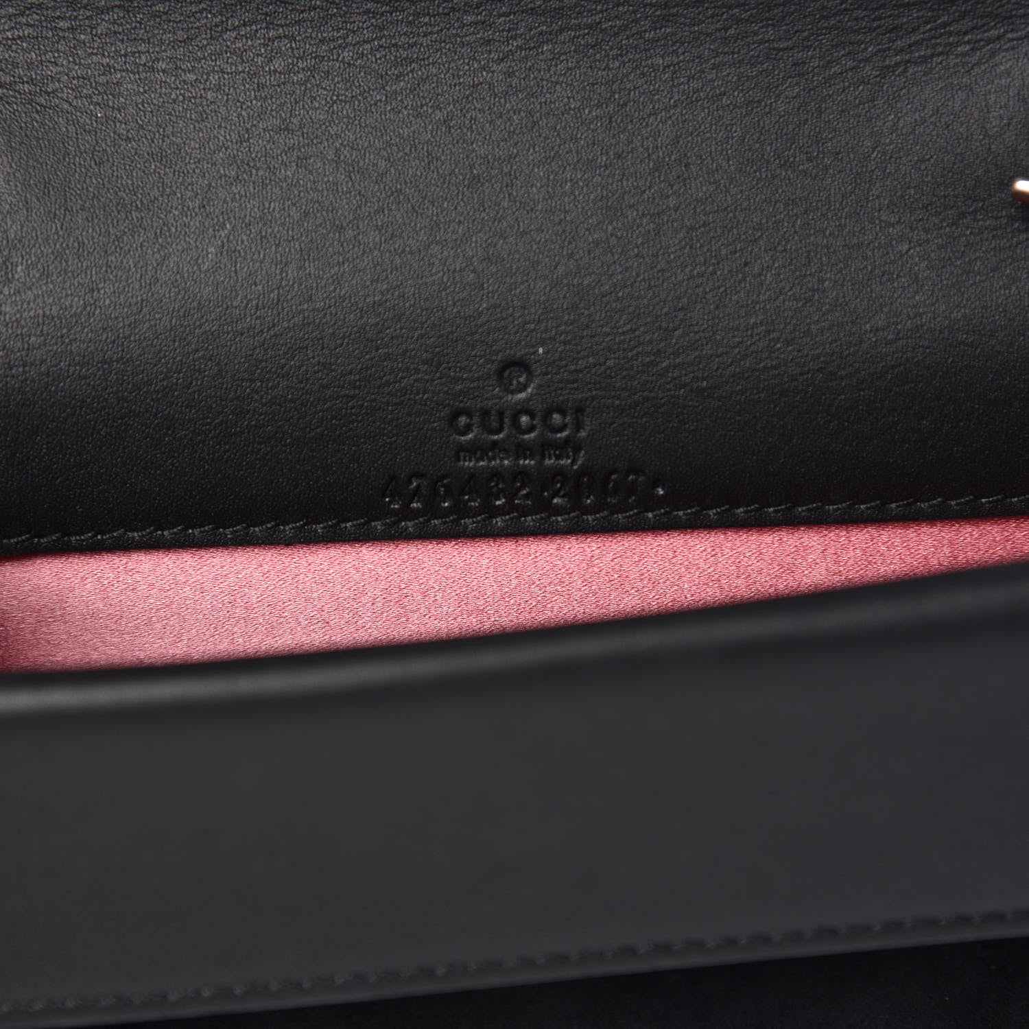 Gucci Velvet Crystal Super Mini Dionysus Shoulder Bag Black 6 of 7