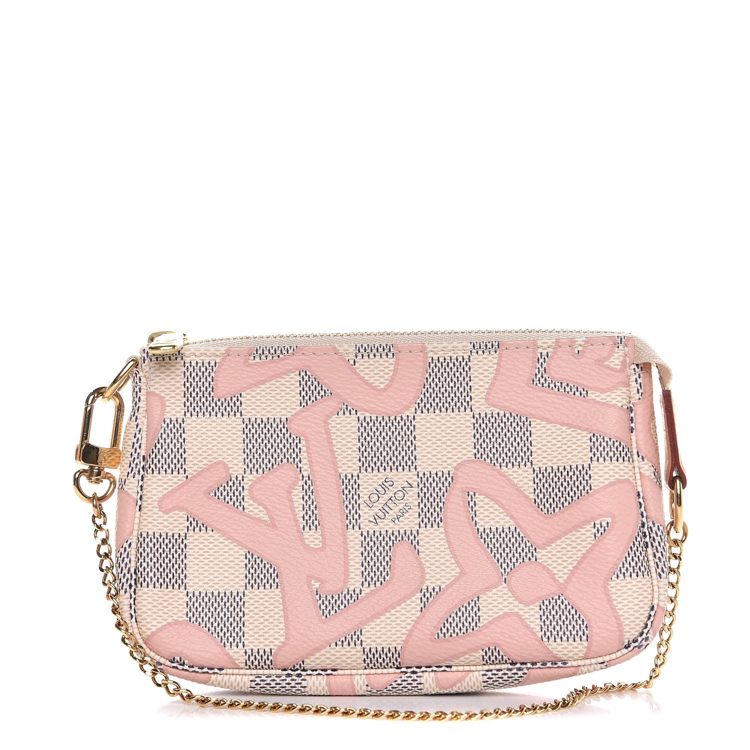 Louis Vuitton Damier Azur Tahitienne Mini Pochette Accessories 1 of 8