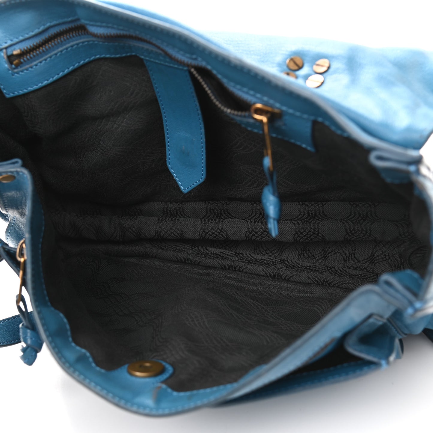 Lambskin Medium PS1 Satchel Sky Blue