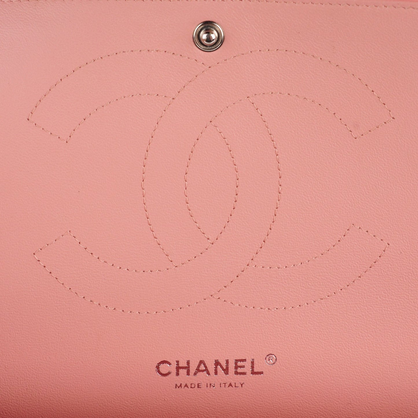 Patent Quilted Jumbo Double Flap Pink