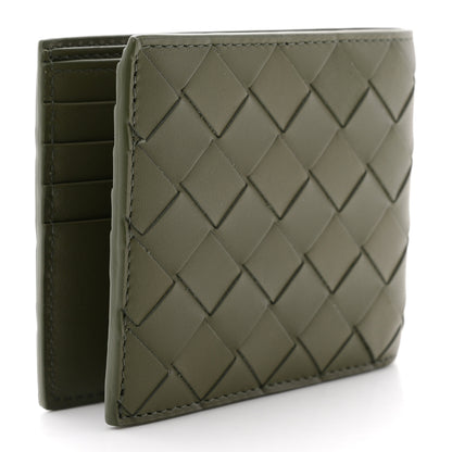 Bottega Veneta Nappa Maxi Intrecciato Bi-Fold Wallet Crocodile 3 of 8