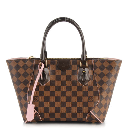 Louis Vuitton Damier Ebene Caissa Tote PM Rose Ballerine 1 of 7