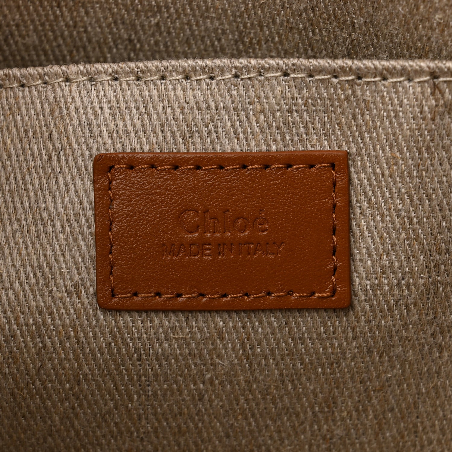 Chloe Calfskin Medium Woody Tote Caramel 6 of 10