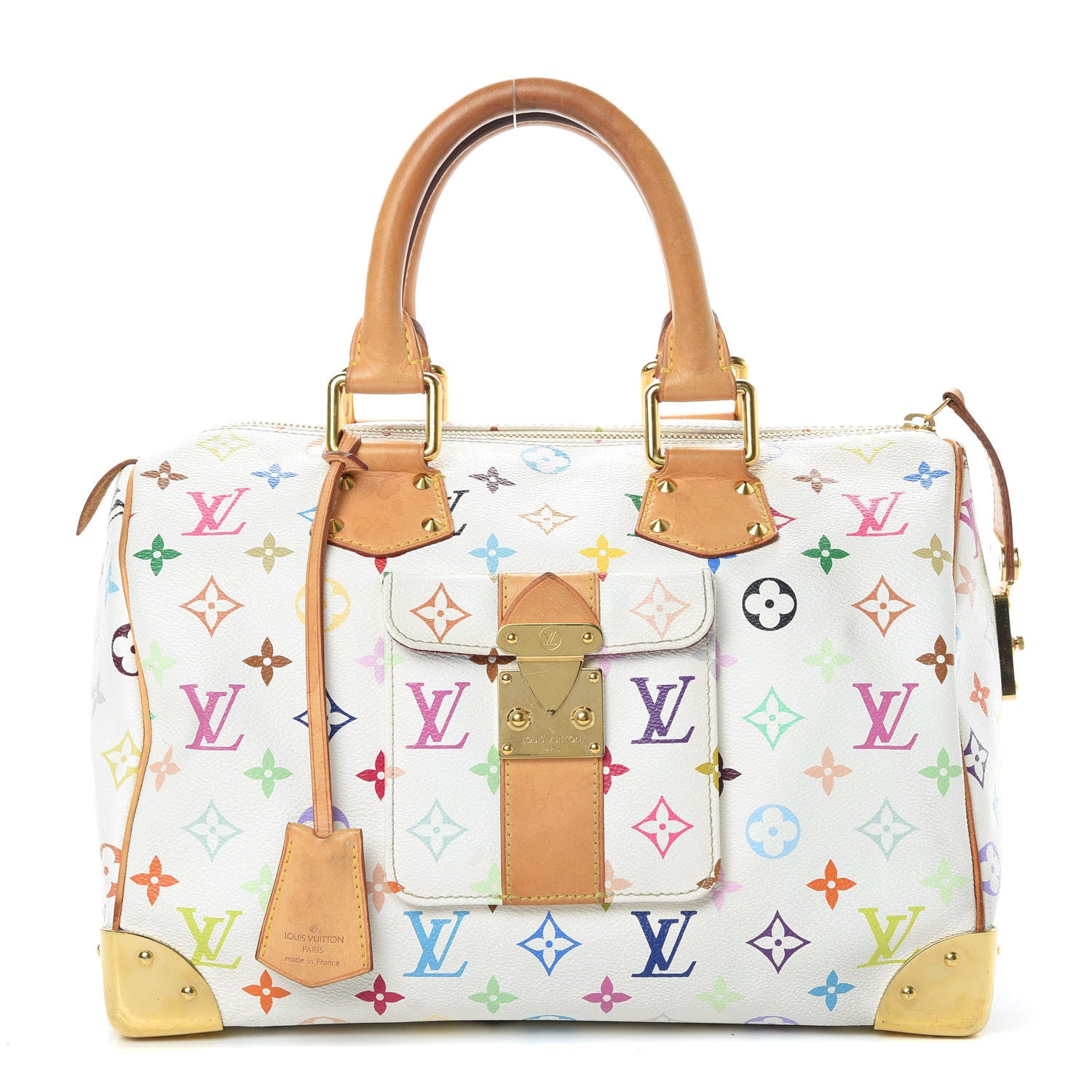 Louis Vuitton Monogram Multicolor Speedy 30 White 1 of 16