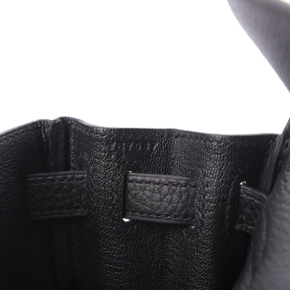 Hermes Taurillon Clemence Kelly Ado Backpack Black 6 of 9