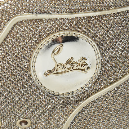 Christian Louboutin Metallic Lurex Womens Bip Bip Orlato Flat Sneakers 40 Gold 12 of 19