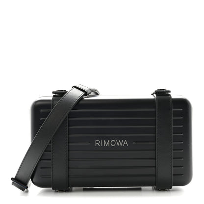 Rimowa Matte Aluminum Personal Cross-Body Bag Black 1 of 10