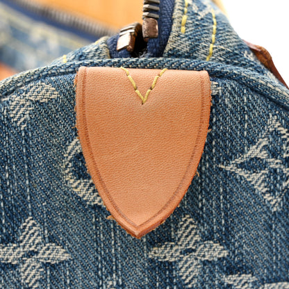 Louis Vuitton Monogram Denim Neo Speedy Blue 19 of 22