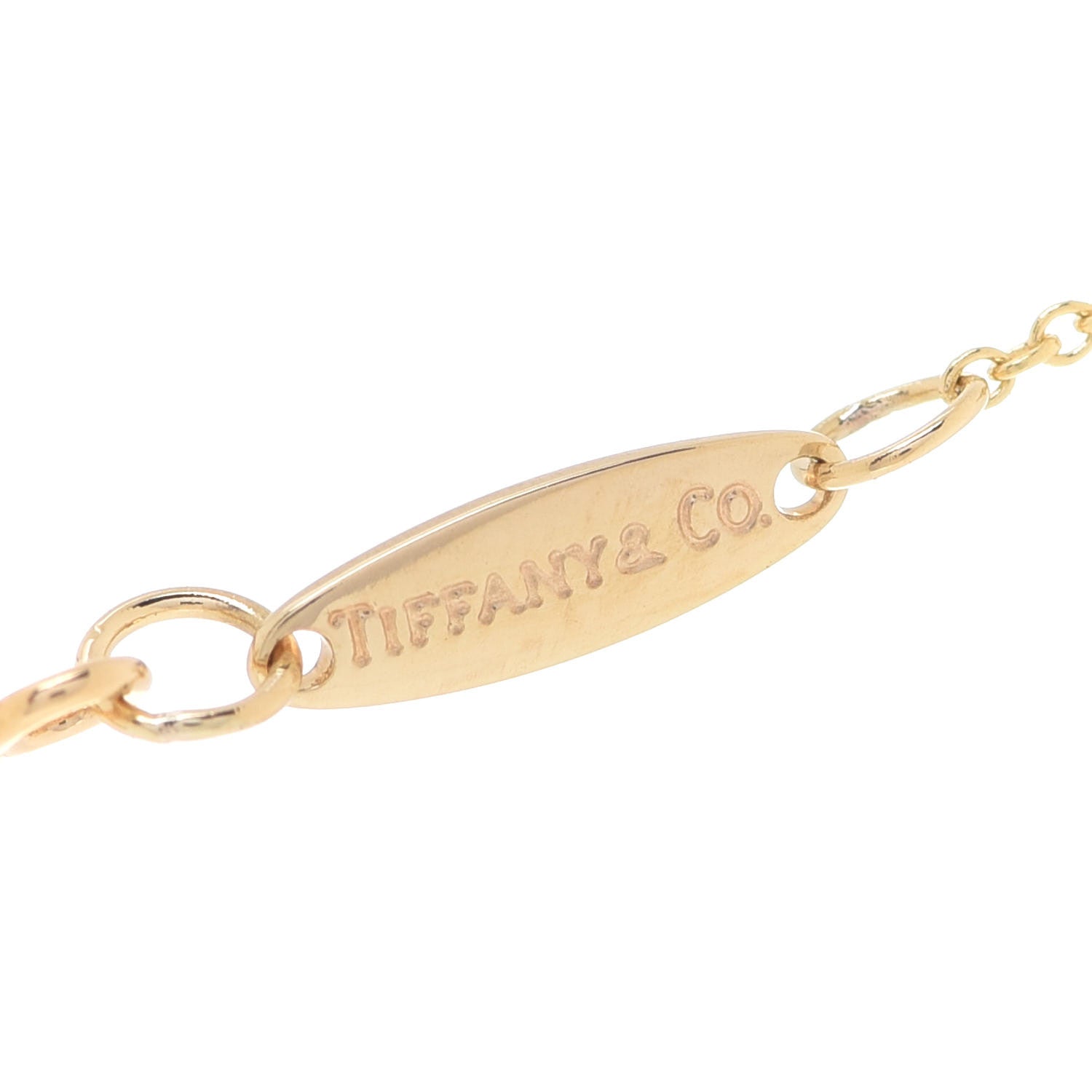 Tiffany 18K Yellow Gold Elsa Peretti Letter L Pendant Necklace 6 of 6
