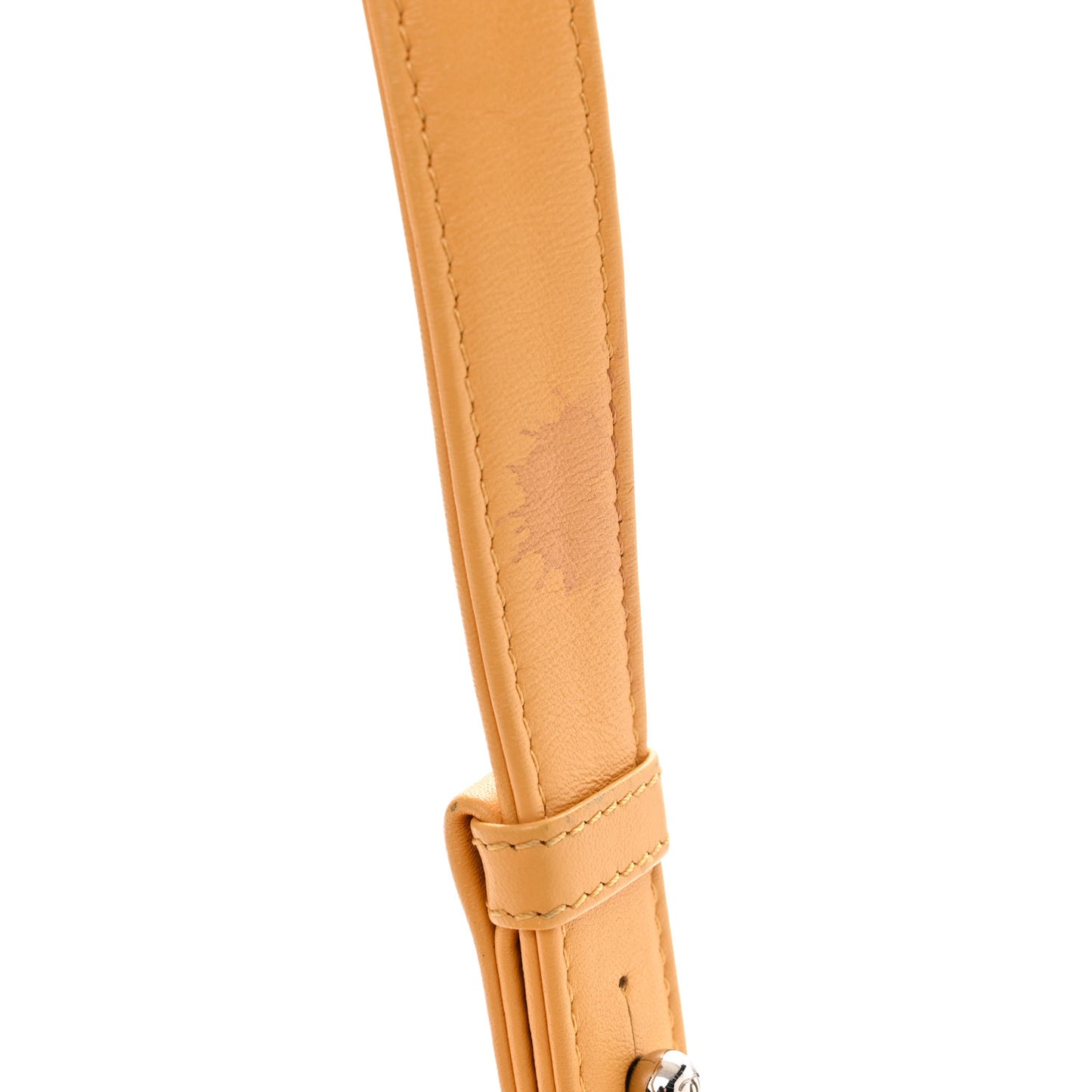 Calfskin Chevron Quilted Medium Boy Flap Yellow