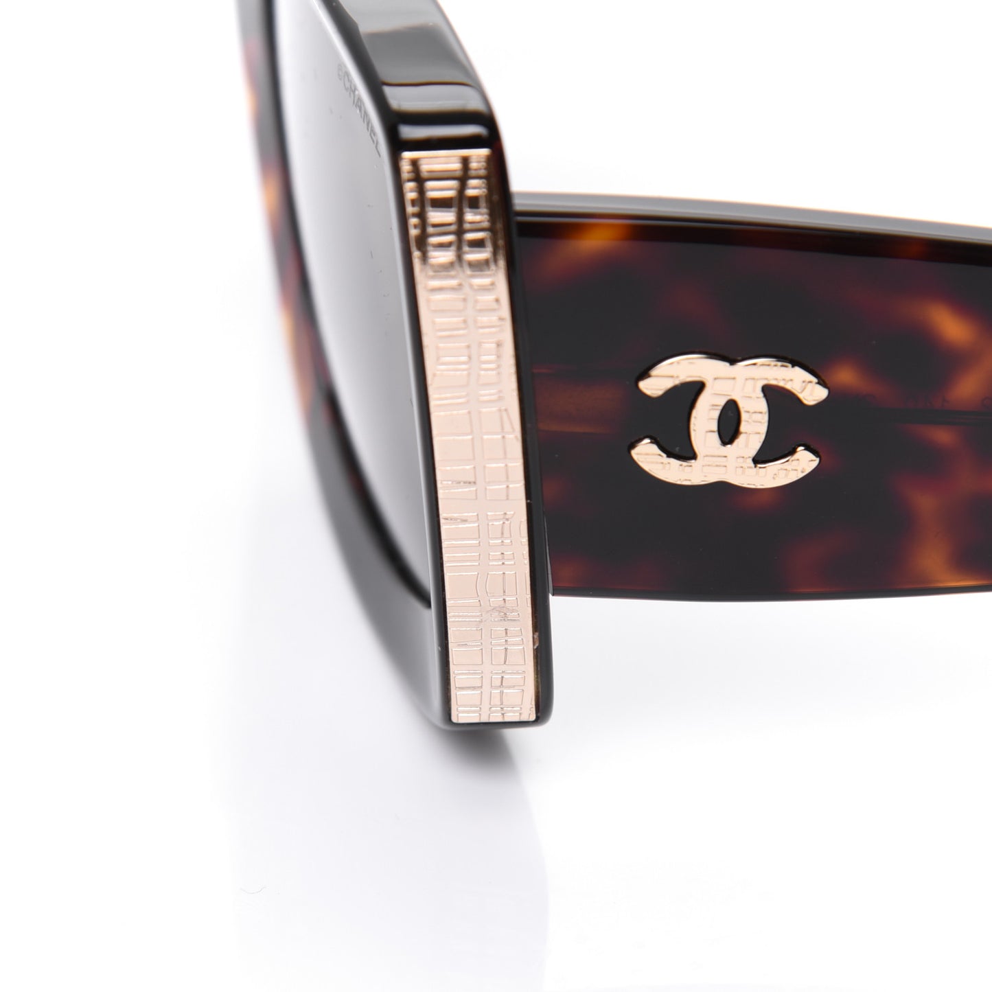 Acetate Rectangle Sunglasses 5435 Tortoise