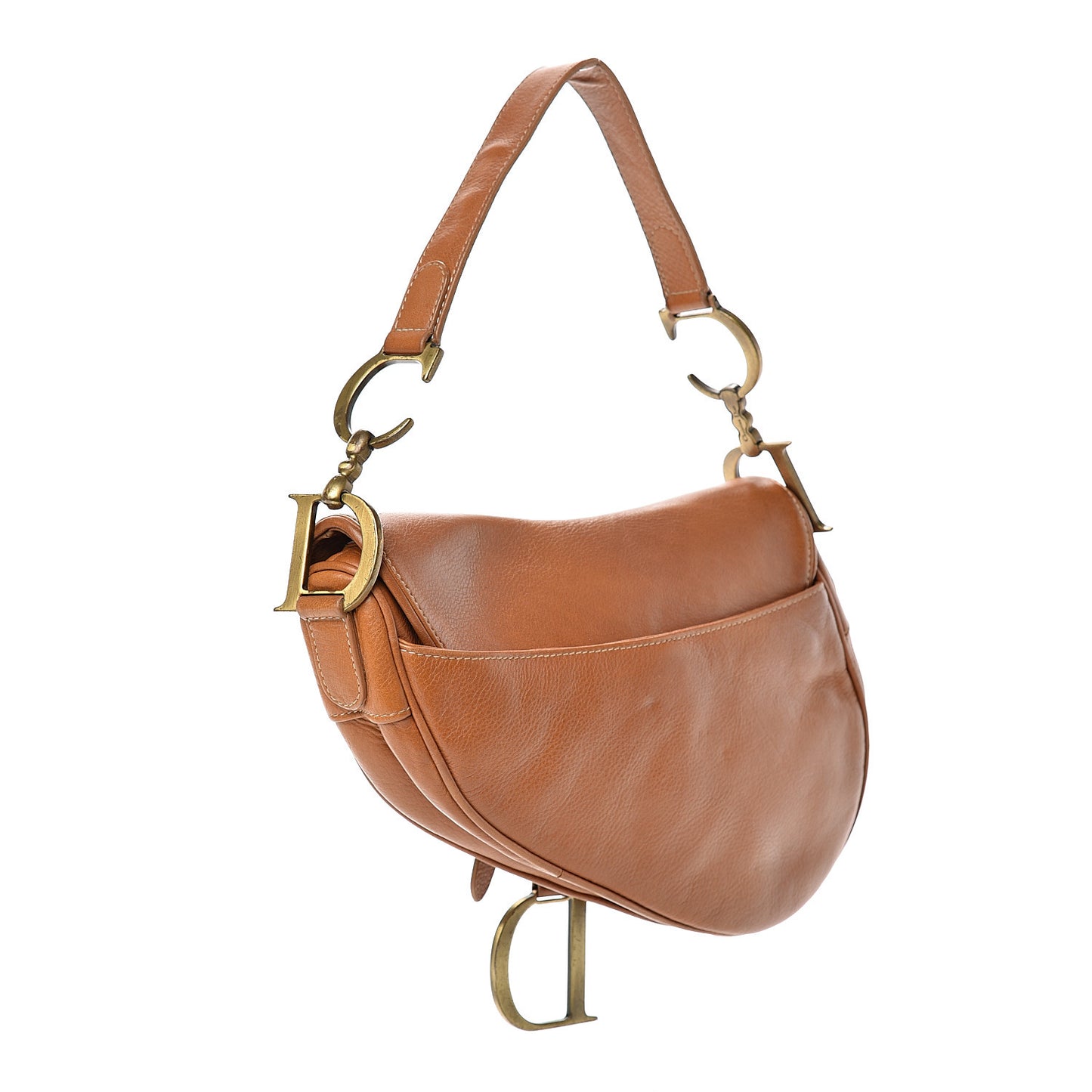 Calfskin Saddle Bag Tan