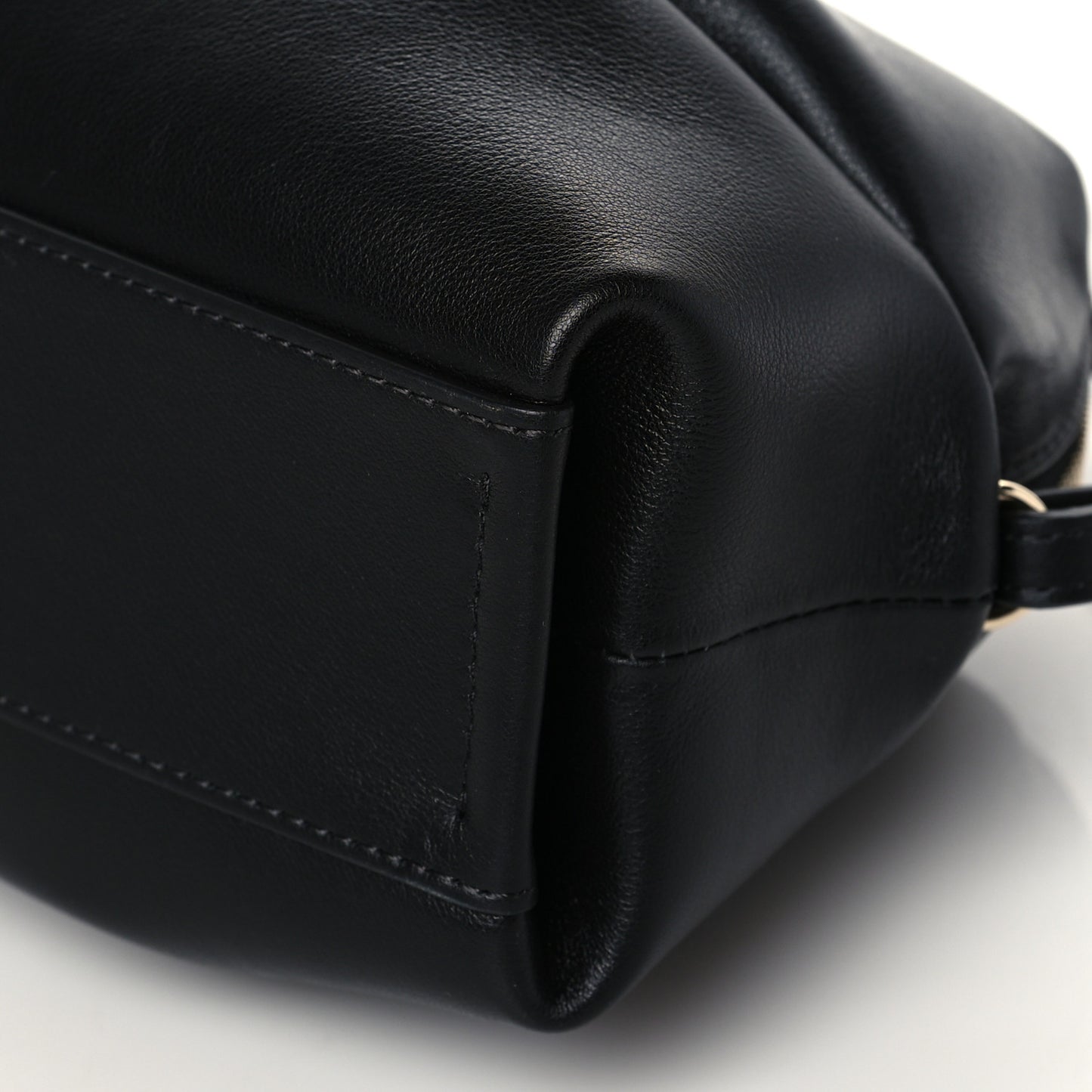 Calfskin Mini Judy Shoulder Bag Black