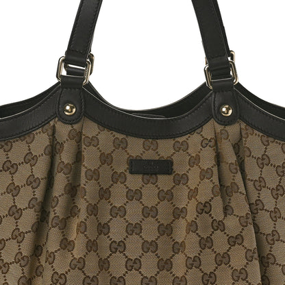 Gucci Monogram Shoulder Bag Dark Brown 8 of 11