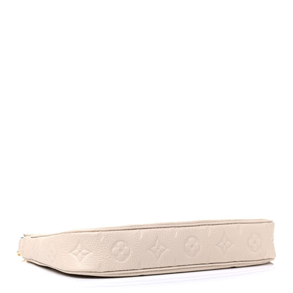 Louis Vuitton Empreinte Monogram Giant Multi Pochette Accessories Large Pochette Cream 5 of 8
