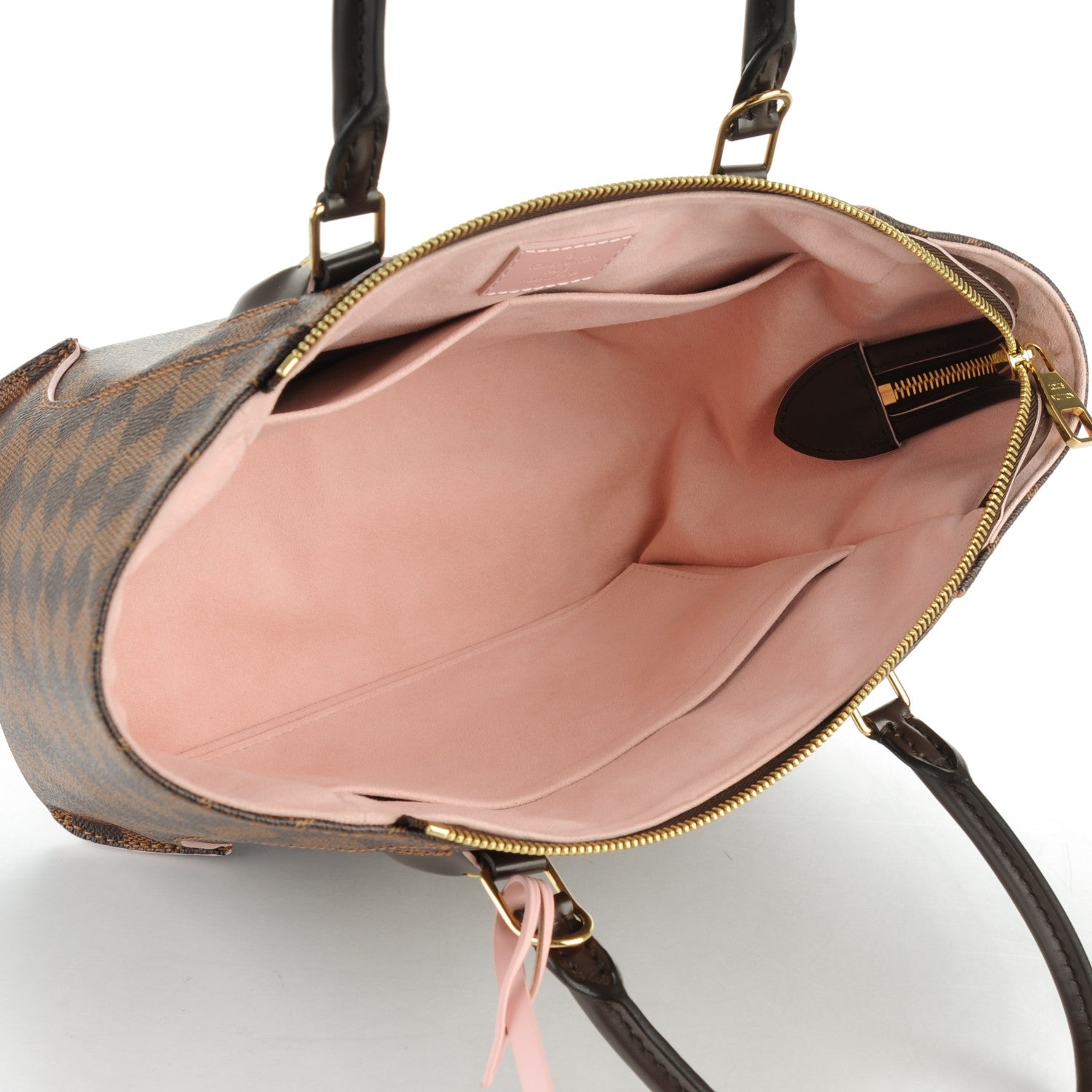 Louis Vuitton Damier Ebene Caissa Tote PM Rose Ballerine 7 of 7