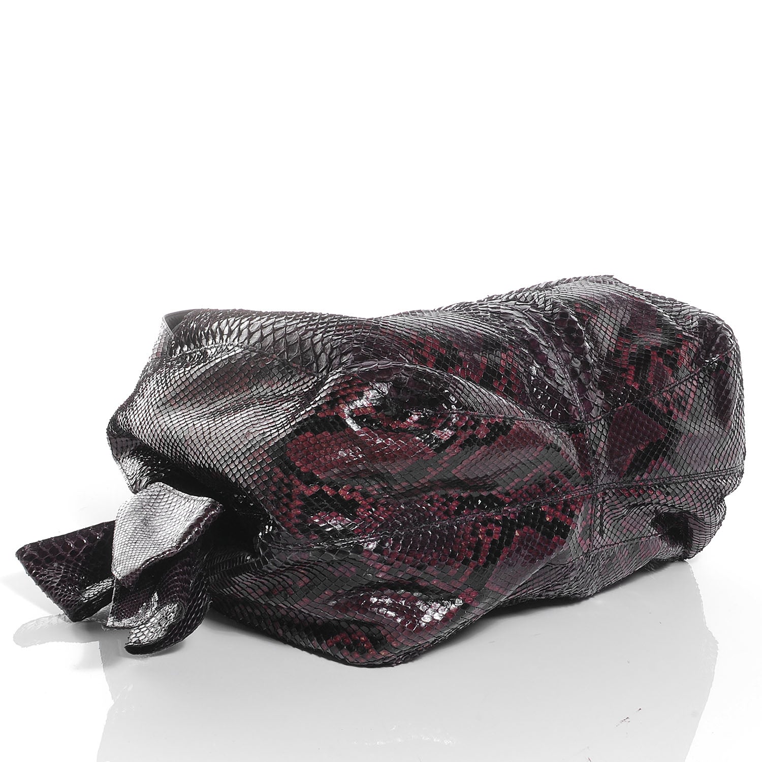 Valentino Garavani Python Large Nuage Hobo Purple 4 of 7