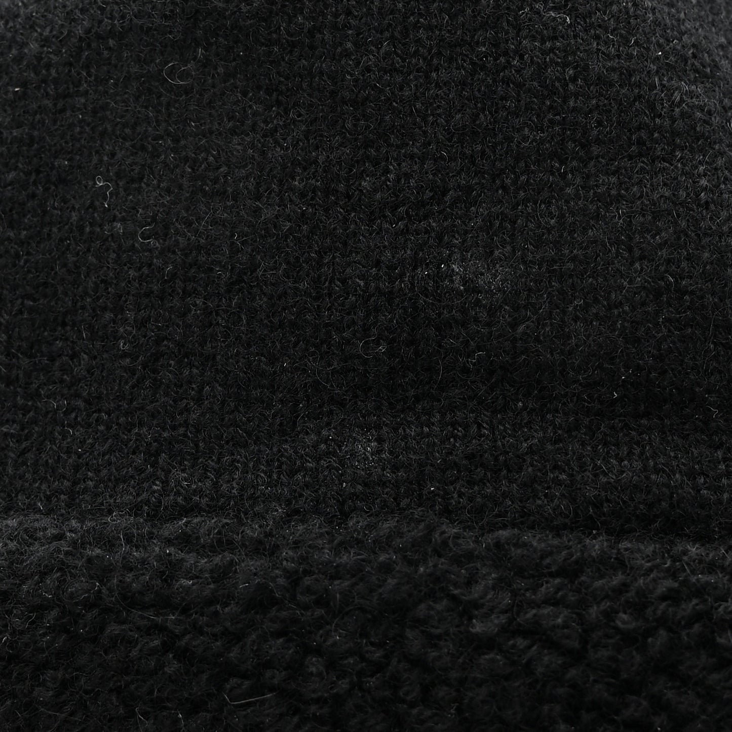 Cashmere CC Beanie Hat Ecru Black