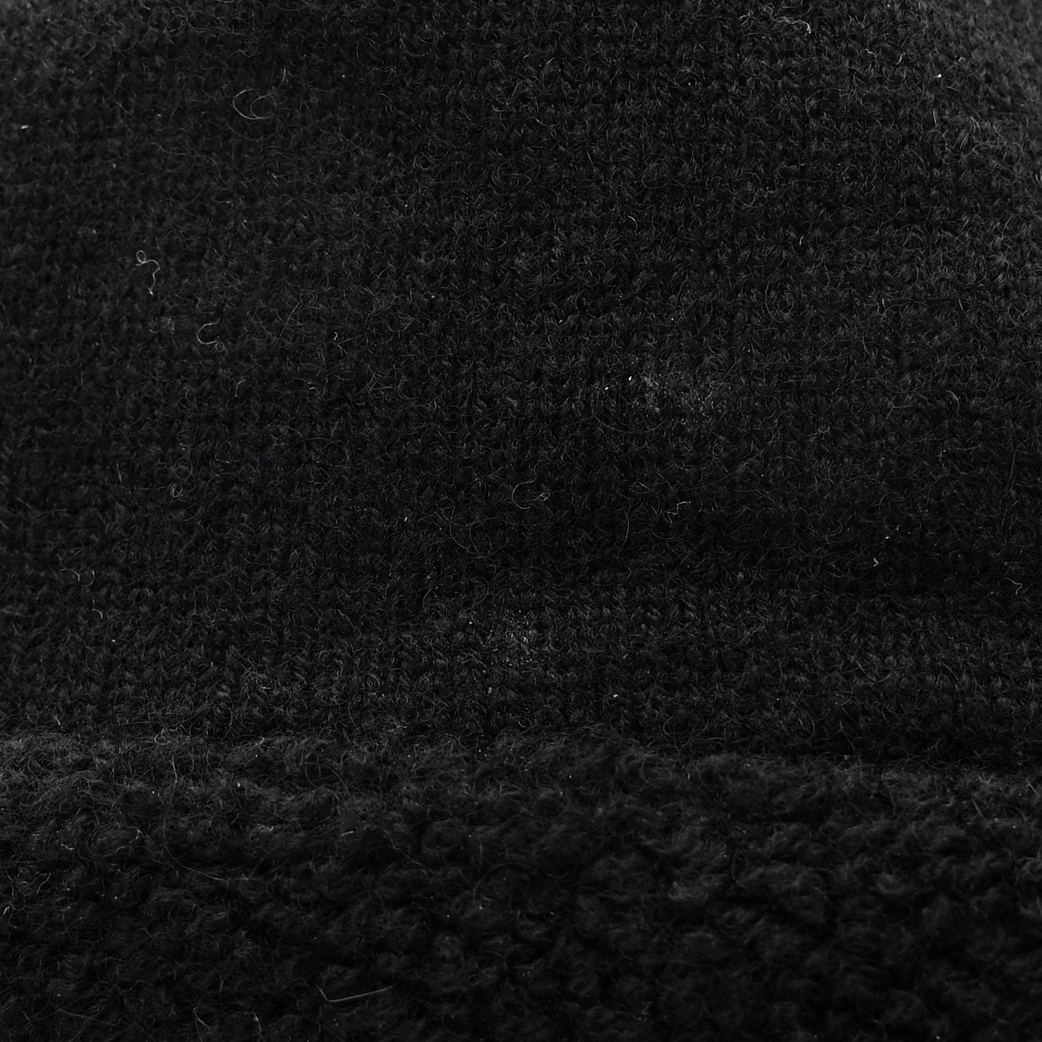 Chanel Cashmere CC Beanie Hat Ecru Black 7 of 7