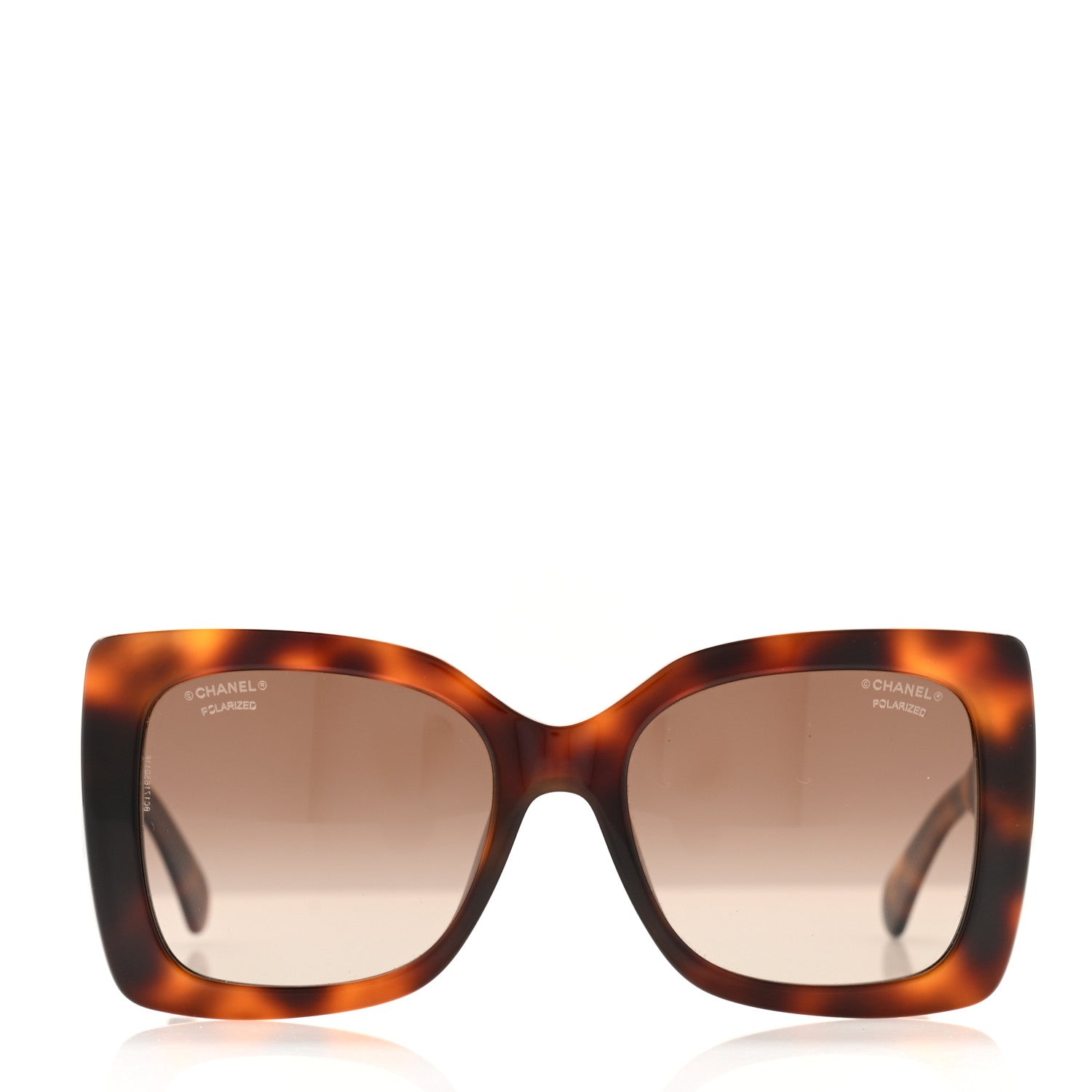 Chanel Square Polarized CC Sunglasses 5494-A Tortoise Brown 2 of 8