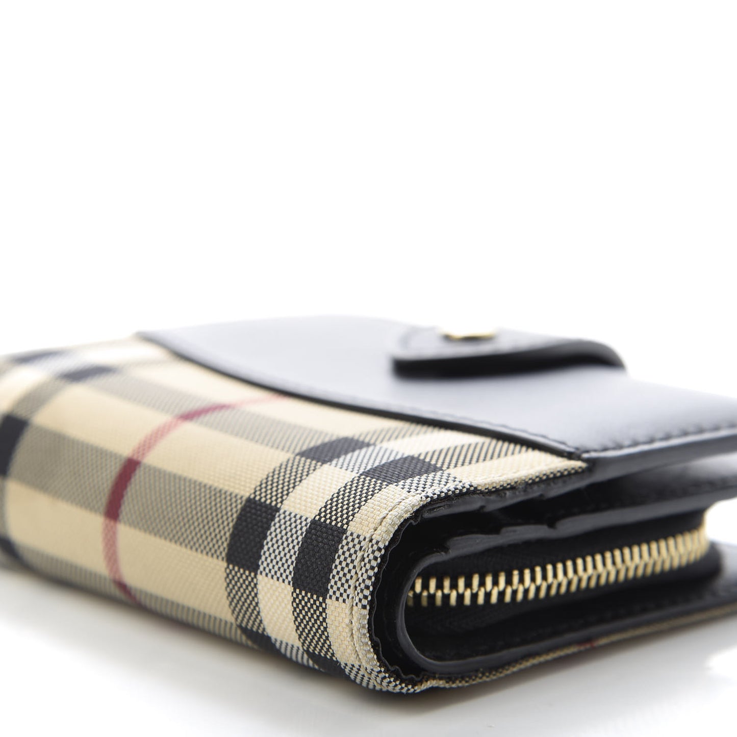 Horseferry Check Finsbury Wallet Black